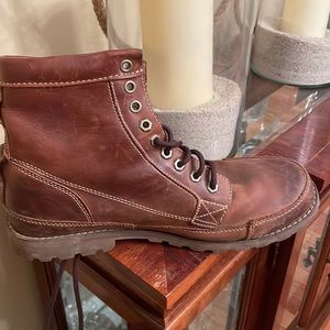 Mens Timberland Chukka Boots size 11 Brown A1TYN Leather Lace Up